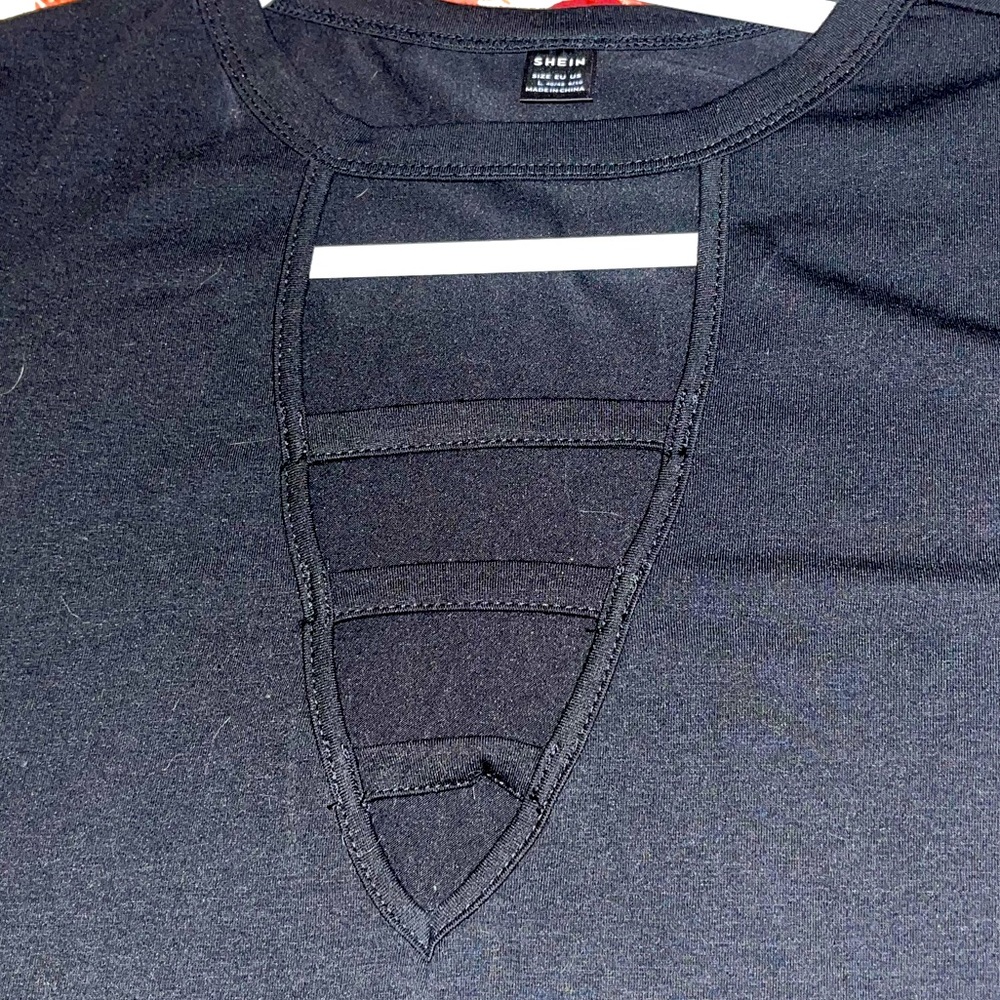 Shein Cut Out Top Large